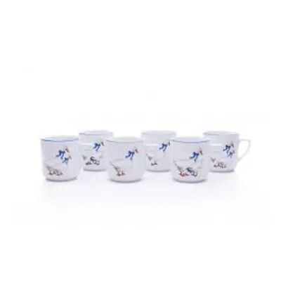 hrnek 400ml PĚTKA-HUSY U666, čes.porcelán