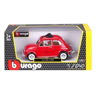 Bburago 1:24 Fiat 500L (1968) Red