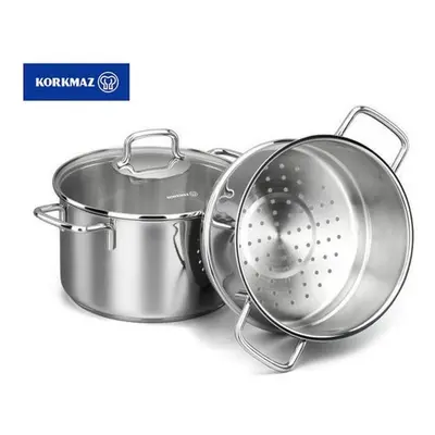 hrnec d20-NAPAŘOVACÍ (set), 3,5/2,5l, v.12/10cm, indukce, NR