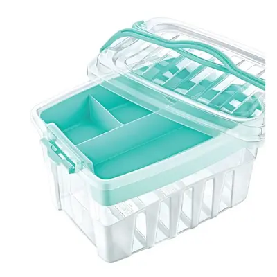 box 9,00l, 30x22x18,5cm, PIKNIK, 2ucha, transp.plast