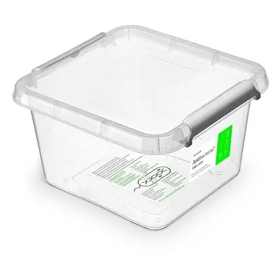 antibakter.box 3,0 l 20x20x12cm,transp.plast