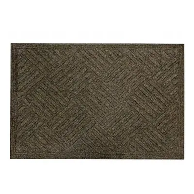 rohož 60x40cm EASY K-501-1 hnědá, guma+textil