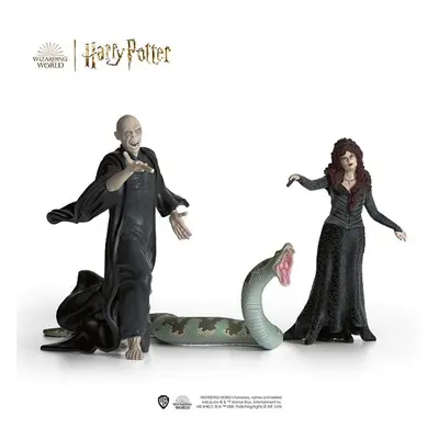 SCHLEICH Harry Potter - Lord Voldemort, Nagini a Bellatrix Lestrangeová