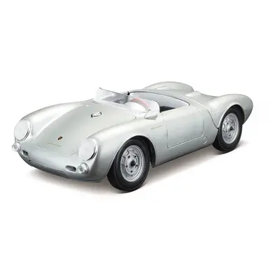 Maisto - PORSCHE 550 A SPYDER, stříbrná, 1:18