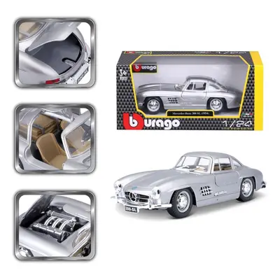 Bburago 1:24 Mercedes Benz 300SL Silver