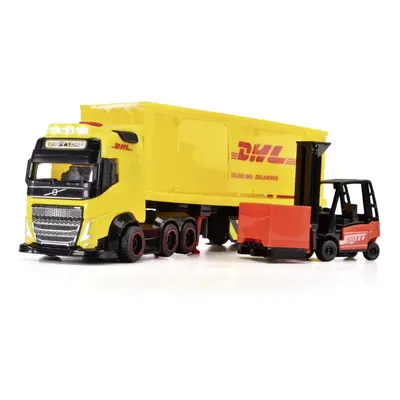 DHL nákladní auto Volvo FH 16 s vysokozdvižným vozíkem 35 cm