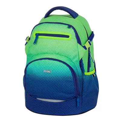 Oxybag Školní batoh OXY Ombre Blue- green