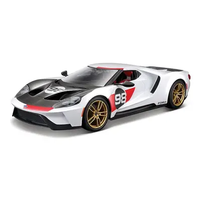 Maisto - 2021 Ford GT Heritage, bílá, 1:18