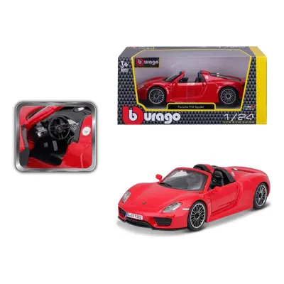 Bburago 1:24 Plus Porsche 918 Spyder Red