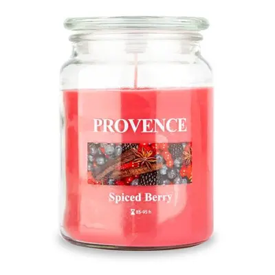 Provence SVÍČKA VE SKLE S VÍČKEM 510G SPICED BERRY,1 KNOT