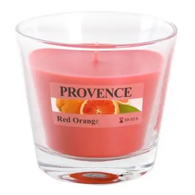 Provence SVÍČKA VE SKLE 140G, ČERVENÝ POMERANČ