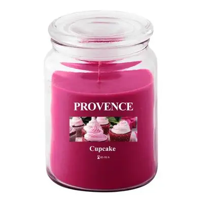 Provence SVÍČKA VE SKLE S VÍČKEM 510G, CUPCAKE