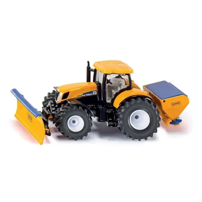 SIKU Super - Traktor s přední radlicí a sypačem soli, 1:50