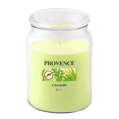 Provence SVÍČKA VE SKLE S VÍČKEM 510G, CITRONELA