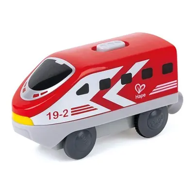 Hape Lokomotiva Intercity na baterie, červená