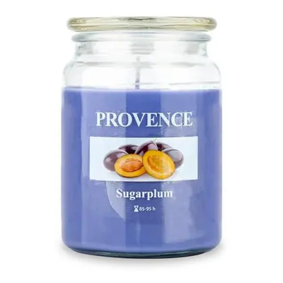 Provence SVÍČKA VE SKLE S VÍČKEM 510G SUGARPLUM,1 KNOT