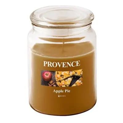 Provence SVÍČKA VE SKLE S VÍČKEM 510G, JABLEČNÝ ZÁVIN