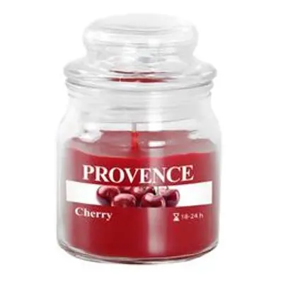 Provence SVÍČKA VE SKLE S VÍČKEM 70G, TŘEŠEŇ