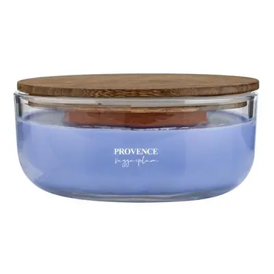 Provence SVÍČKA OVÁL WOODEN WICK 240G, SUGARPLUM