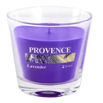 Provence SVÍČKA VE SKLE 140G, LEVANDULE