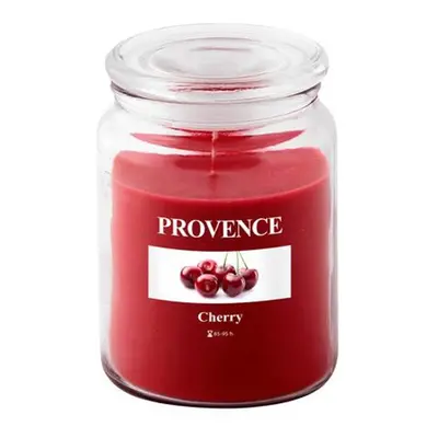 Provence SVÍČKA VE SKLE S VÍČKEM 510G, TŘEŠEŇ