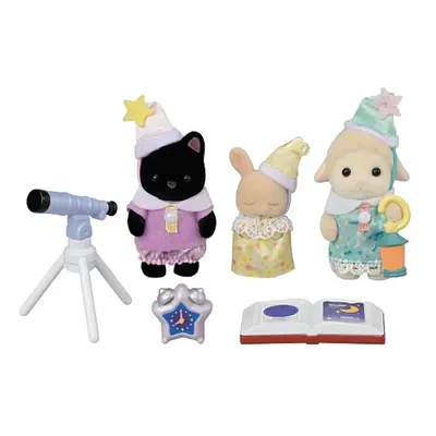 Sylvanian family 3 kamarádi ze školky na přespání