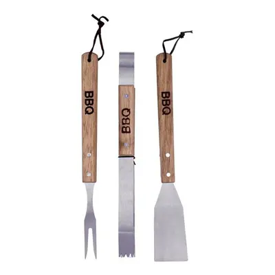 TORO NÁČINÍ GRILOVACÍ BBQ SET 3KS DŘEVĚNÁ RUKOJEŤ