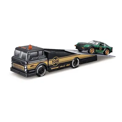 Maisto - Design Elite Transport, Missile Tow Flatbed + 1987 Buick Regal T-Type, 1:64