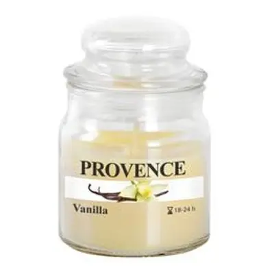 Provence SVÍČKA VE SKLE S VÍČKEM 70G, VANILKA