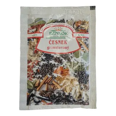 koření-"B"-ČESNEK GRANULOVANÝ-25g, sáček QQ