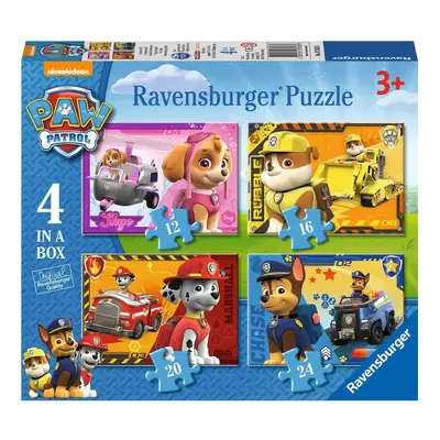 Ravensburger Tlapková Patrola; 4v1, 12/16/20/24 dílků