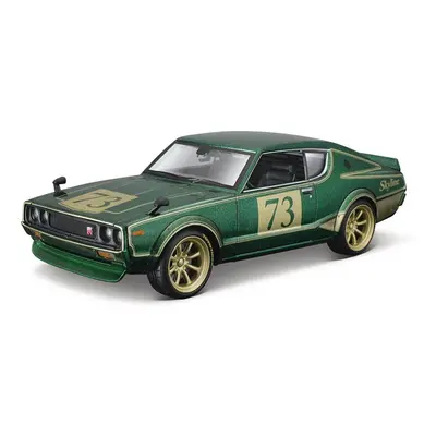 Maisto - 1973 Nissan Skyline 2000GT-R (KPGC 110), zelená, Tokyo Mods, 1:24