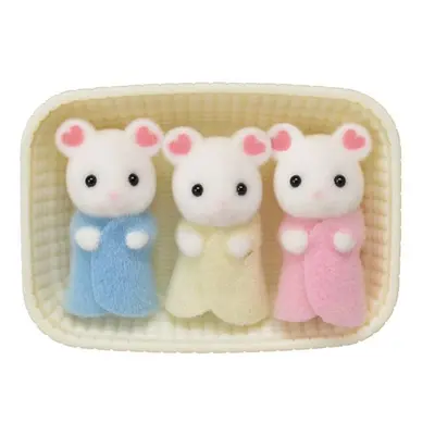 Sylvanian family Baby Marshmallow myšky trojčata