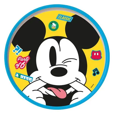 STOR TALÍŘ MICKEY S PROTISKLUZOVÝM DNEM PLAST 19,5X2,5