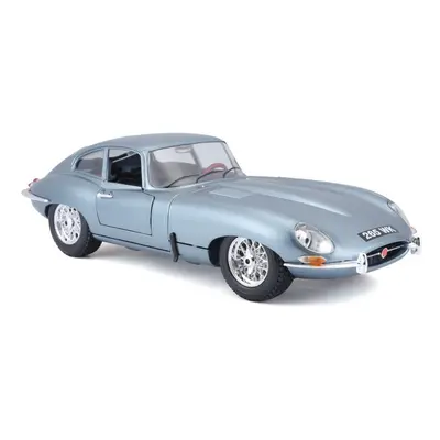 Bburago 1:18 Jaguar E Coupe Metalic Silver Blue