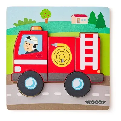 WOODY Puzzle Baby - hasič