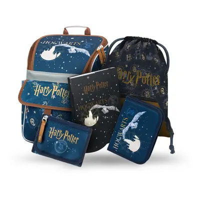 BAAGL SET 5 Zippy Harry Potter Bradavice: aktovka, penál, sáček, desky, peněženka