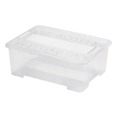 heidrun BOX ÚLOŽNÝ S VÍKEM 10L, 38X28X14CM, PLAST