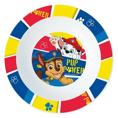 STOR MISKA PLASTOVÁ PAW PATROL, PRŮMĚR 16 CM, MODRÁ