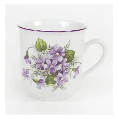 hrnek 160ml DĚTSKÝ-FIALKY 8354, čes.porcelán