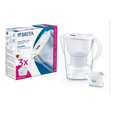 konvice Brita Marella 2,4 bílá + 3x MX Pro PO 2024