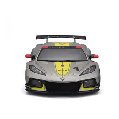 Bburago 1:24 Racing - 2020 Chevrolet Corvette - C8R #4 Yellow