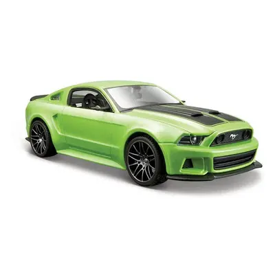 Maisto - 2014 Ford Mustang Street Racer, matná zelená, 1:24