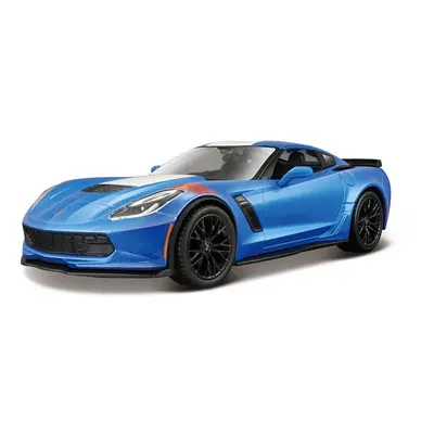 Maisto - 2017 Corvette Grand Sport, metal modrá, 1:24