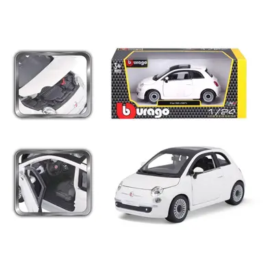 Bburago 1:24 Fiat 500 (2007) White