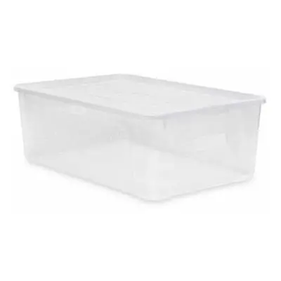 box 12,5l+víko, otvory, 39x26x13cm, transp.RASTR, MULTIBOX, plast