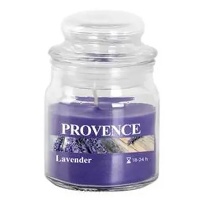 Provence SVÍČKA VE SKLE S VÍČKEM 70G, LEVANDULE