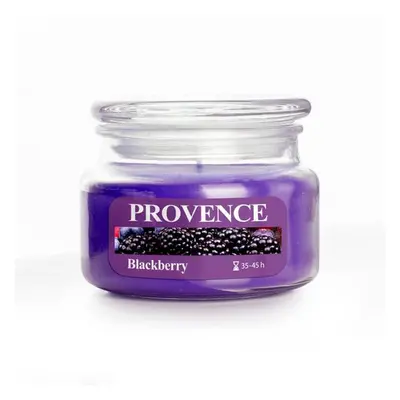 Provence SVÍČKA VE SKLE S VÍČKEM 200G BLACKBERRY, 1 KNOT