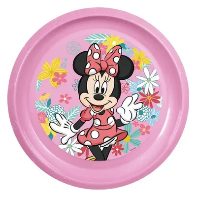 STOR TALÍŘ PLASTOVÝ MINNIE, PRŮMĚR 22 CM