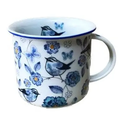 hrnek 100ml TINA - MODŘÍ PTÁCI DF, čes.porcelán